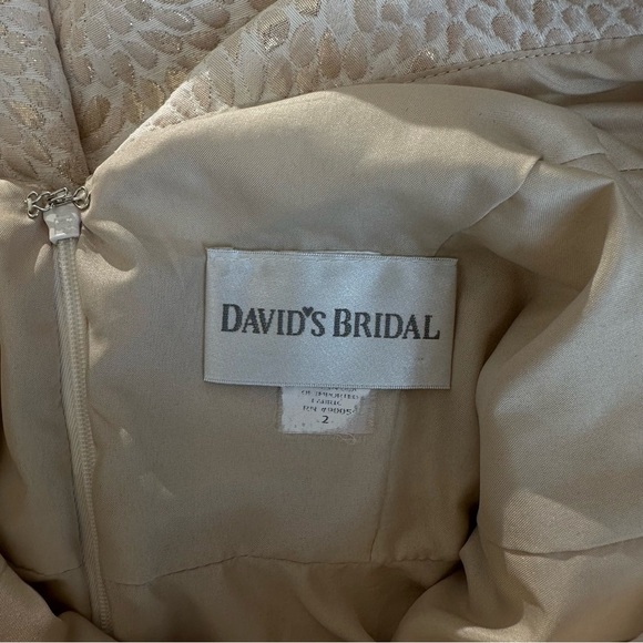 David's Bridal Cocktail Dress Size 2 - Picture 4 of 4